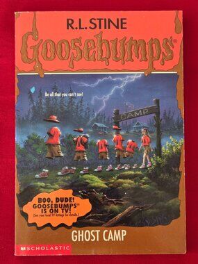 1996 FIRST EDITION, GOOSEBUMPS, GHOST CAMP BY R.L. STINE!!!